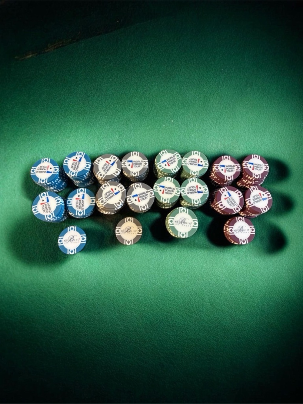 Bellagio World Poker Tour Chips (175) Total Collectible Only-Obsolete